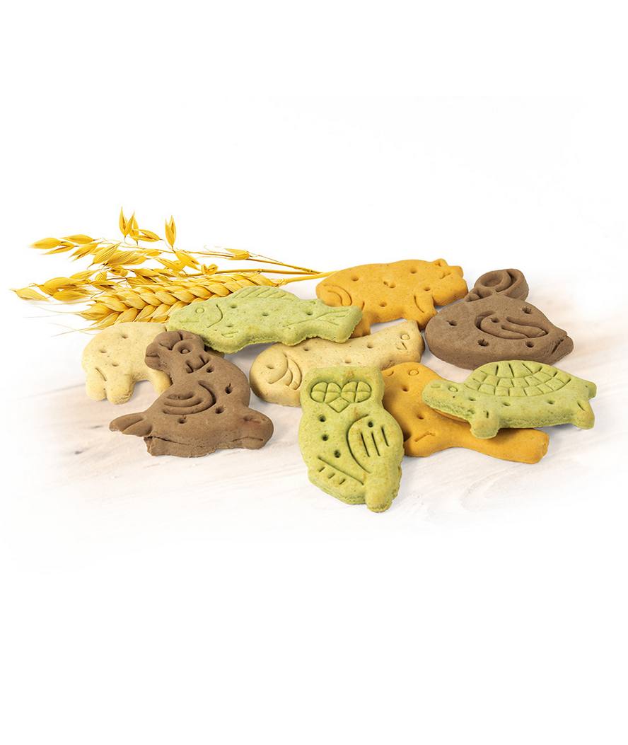 Biscotti animaletti Mix Fattoria 1 kg con vitamine e minerali per cani - foto 2