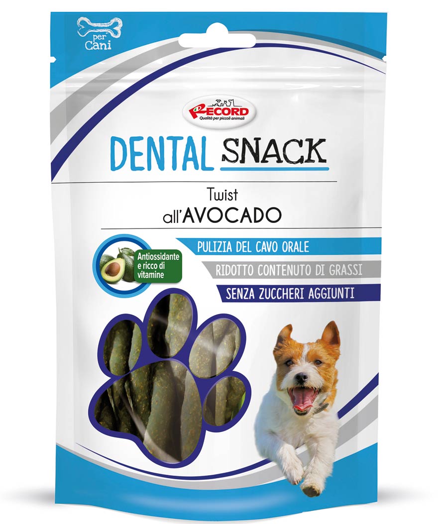 Twist all'avocado snack dentali antiossidante e rico di vitamine per cani