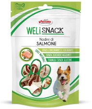 Nodini di salmone snack per cani