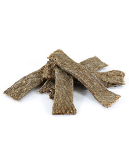 Anima Selvaggia snack essicati per cani strisce di carne di cervo 75 g