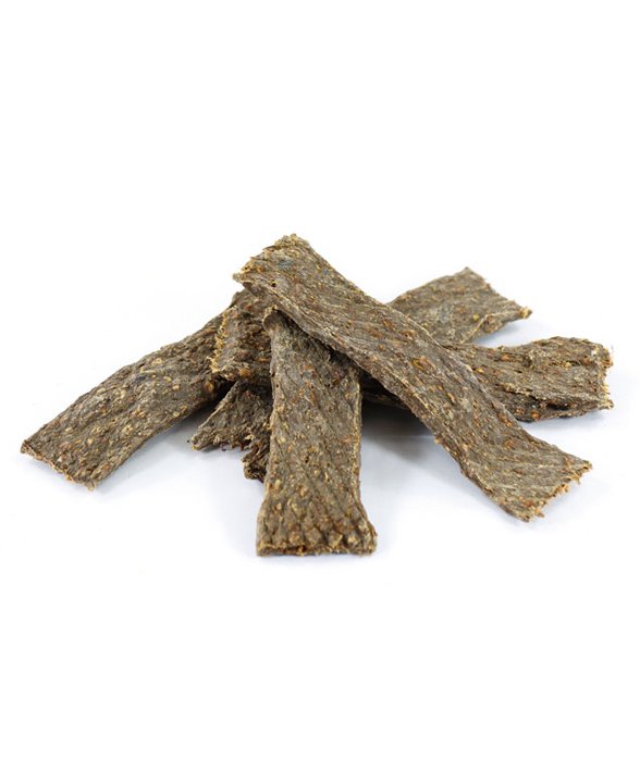 Anima Selvaggia snack essicati per cani strisce di carne di faraona 6 conf. da 75 g cad.