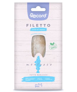 Filetto cotto al vapore tutto merluzzo snack monoproteico premium per gatti 15 g