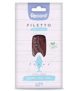 Filetto cotto al vapore tutto tonno snack monoproteico premium per gatti 15 g