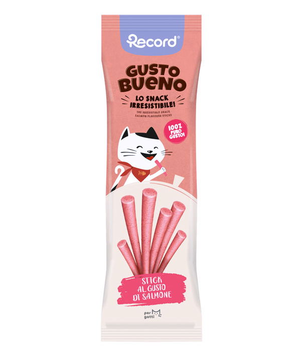 Gusto Bueno Sticks al gusto di salmone per gatti 24 confezioni x 40 g cad.