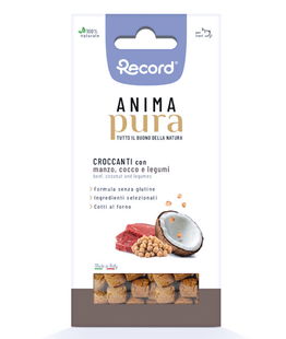 Anima Pura Croccanti con manzo, cocco e legumi per cani 75 g