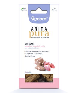 Anima Pura Croccanti maiale e cuori di pollo per cani 75 g