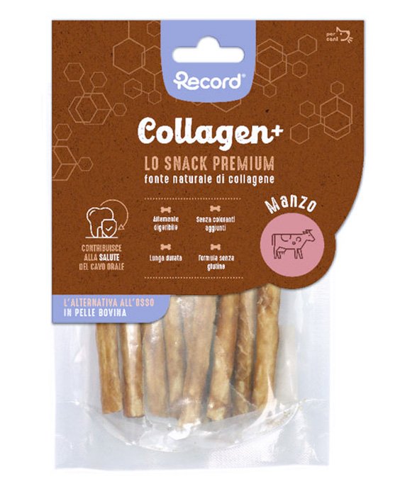 Collagen+ 10 Stick manzo per cani 12 confezioni x 60 g cad. - XS/S