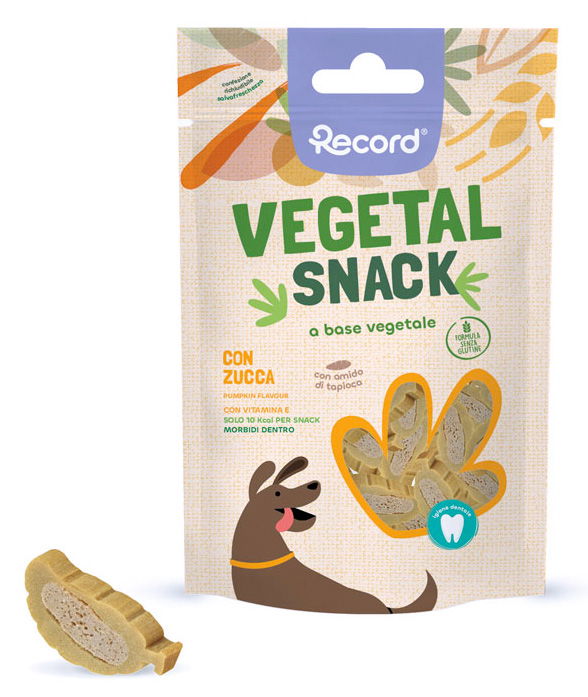 Vegetal Snack a base vegetale con zucca per Cani 12 confezioni x 75 g cad.