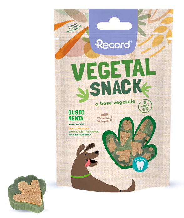 Vegetal Snack a base vegetale gusto menta per cani 12 confezioni x 75 g cad.