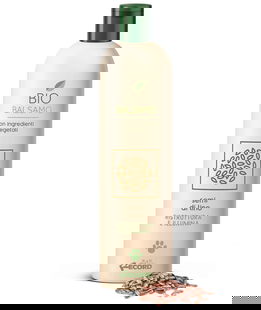 Balsamo Bio ristrutturante e illuminante con semi di lino per cani e gatti 250 ml