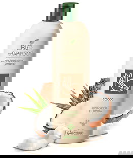 Shampoo Bio rinforzante e lucidante al cocco per cani e gatti 250 ml