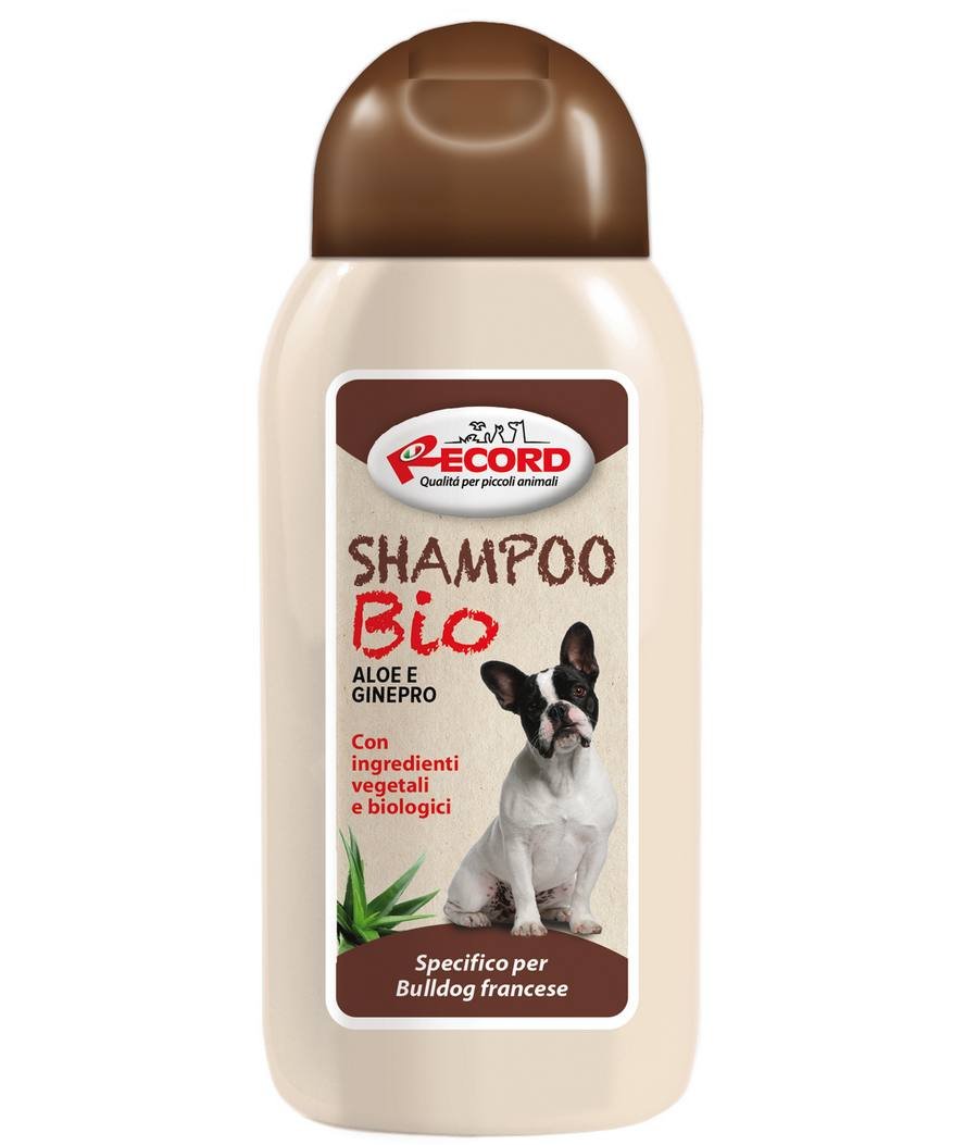 Shampoo specifico per Bulldog francese con Aloe Vera e Ginepro linea Bio razze