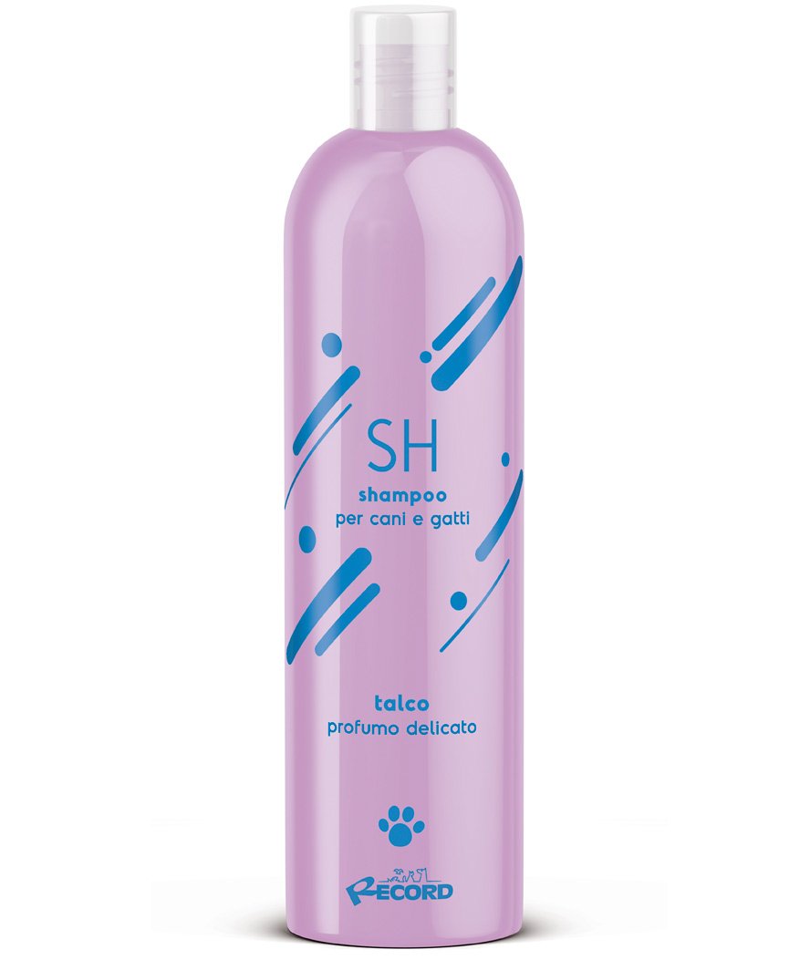 Shampoo al talco profumo delicato per cani e gatti 250 ml