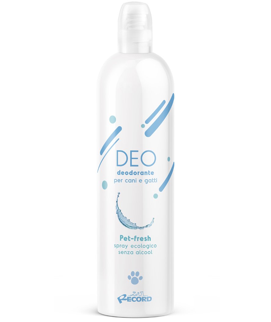 Deodorante pet fresh spray ecologico senza alcool per cani e gatti 