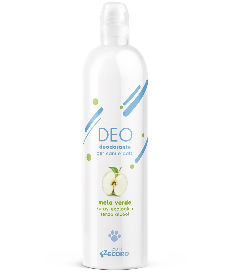 Deodorante alla mela verde spray ecologico senza alcool per cani e gatti 250 ml