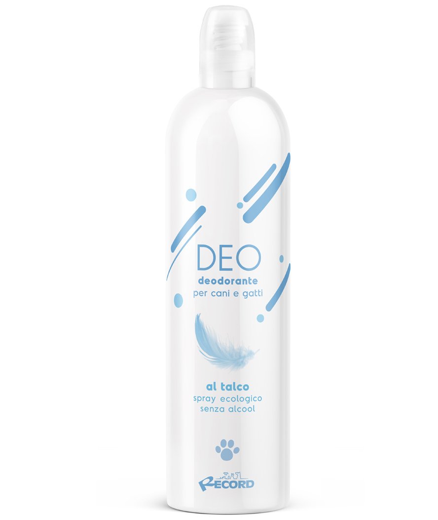 Deodorante al talco spray ecologico senza alcool per cani e gatti 250 ml