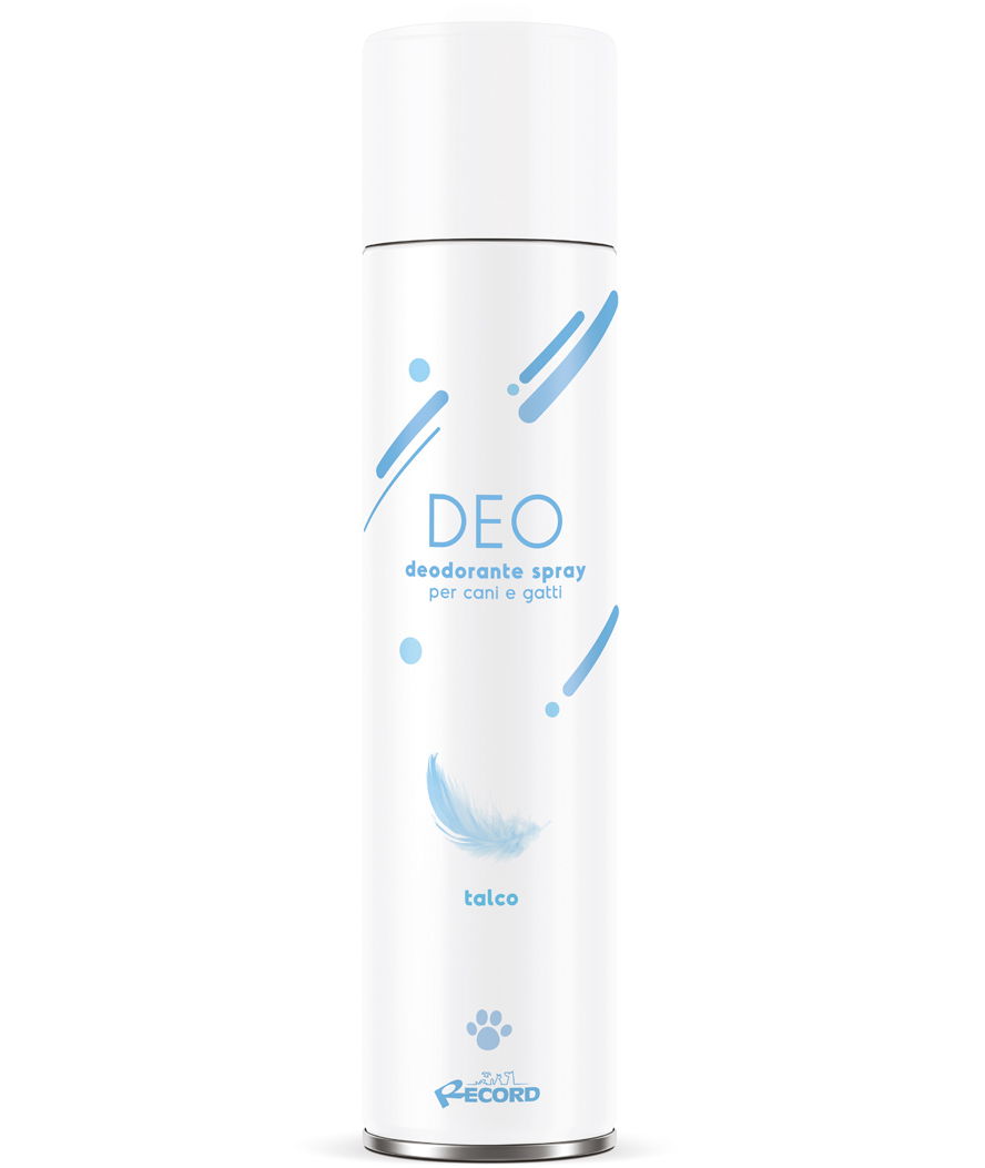 Deodorante spray al talco per cani e gatti 600ml