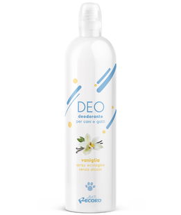 Deodorante alla vaniglia spray ecologico senza alcool per cani e gatti 250 ml