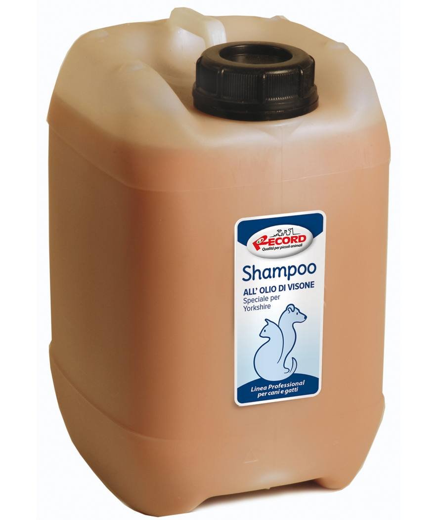 Shampoo con olio di visone speciale per yorkshire 5 lt