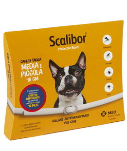 Scalibor collare antiparassitario 48 cm per cani piccoli efficace per 4 mesi