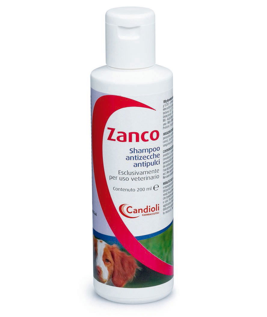 Shampoo anti zecche e pulci alla tetrametrina per cani 200 ml