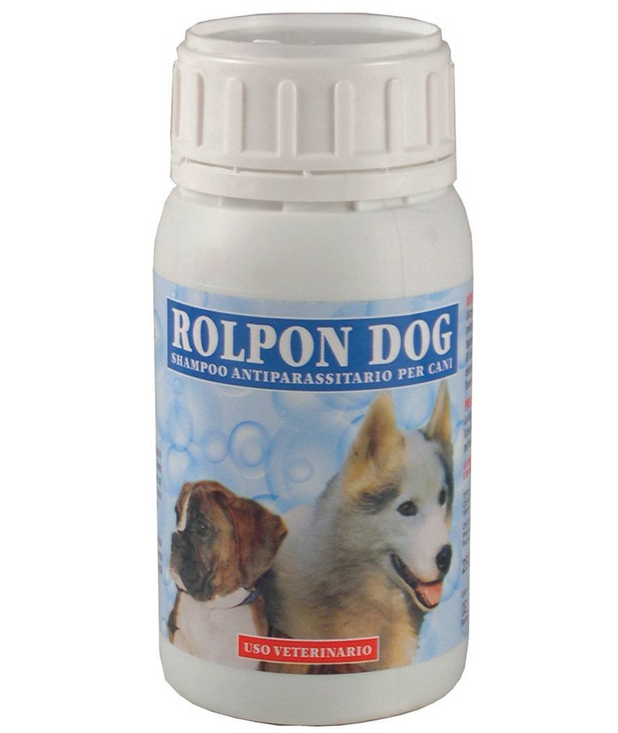 Shampoo antiparassitario con permetrina e tetrametrina  per cani 