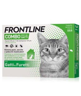 Frontline combo per gatti confezione da 3 pipette