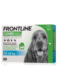 Frontline combo per cani di taglia media 10/20 kg confezione da 3 pipette