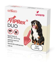 Fiprex Duo 1 pipetta Spot-on contro pulci, zecche, pidocchi e acari per cani molto grandi oltre 40kg