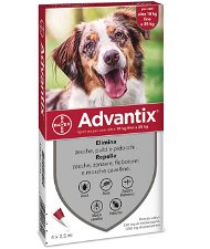 Advantix trattamento antiparassitario per cani di taglia M da 10 a 25 kg di peso