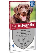 Advantix trattamento antiparassitario per cani oltre 25-40  kg di peso