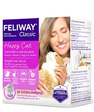 Feliway diffusore con ricarica da 48 ml inclusa previene e controlla le reazioni aggressive del gatto rendendolo amichevole