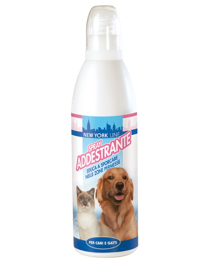 Spray addestrante per sporcare in zone permesse New York Line per cani e gatti 250 ml