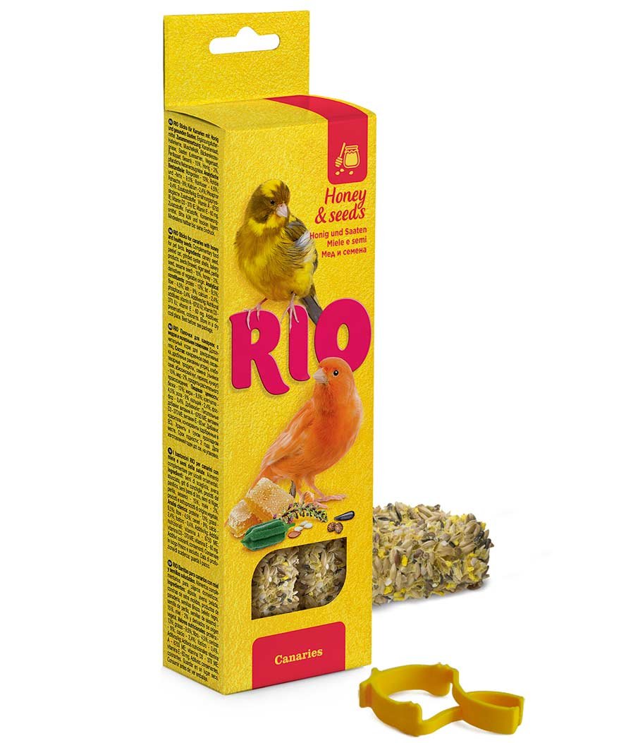 2 Stick Rio con miele e semi per canarini
