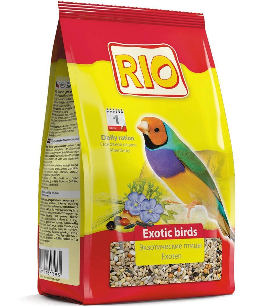 Alimento completo Rio per uccelli esotici busta da 500 g