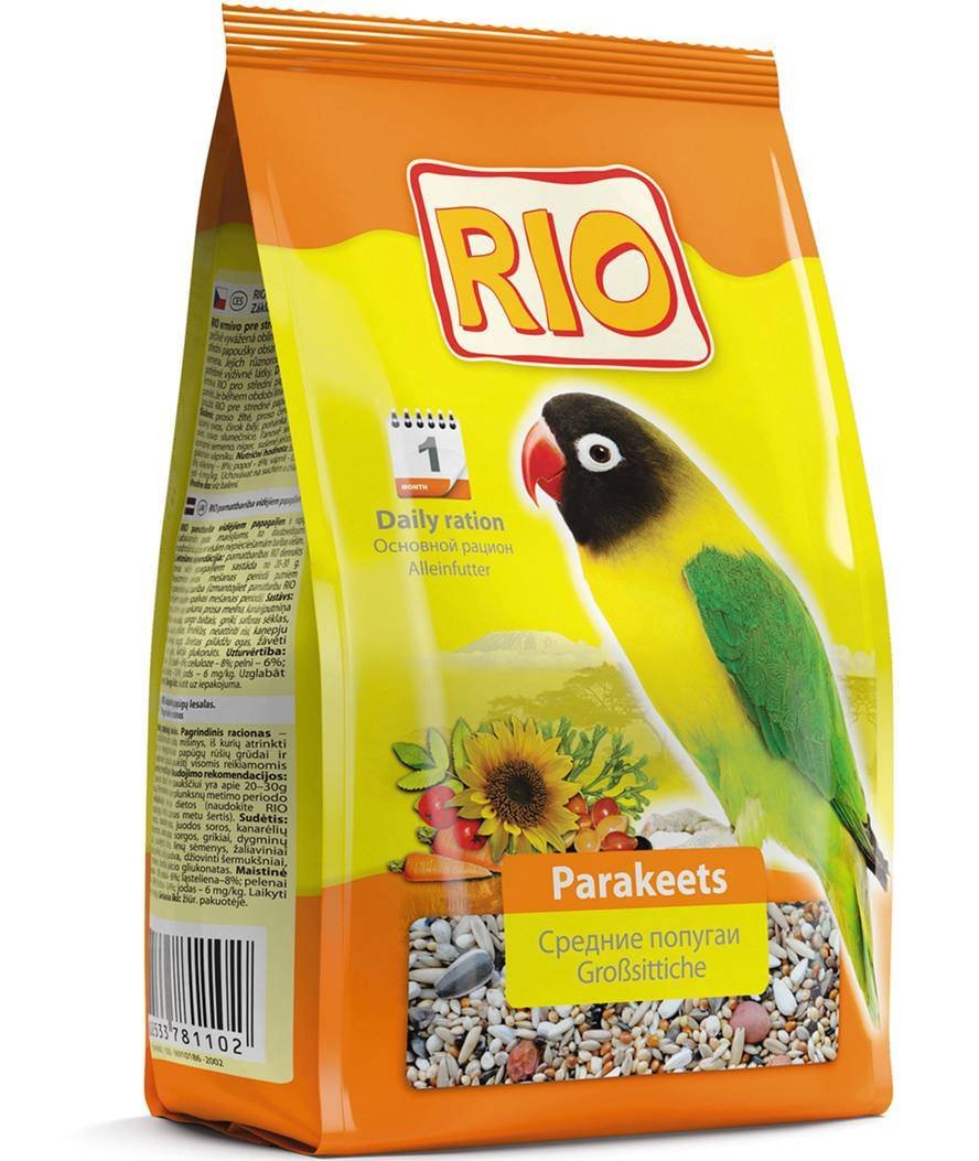 Alimento completo Rio per parrocchetti busta da 500 g