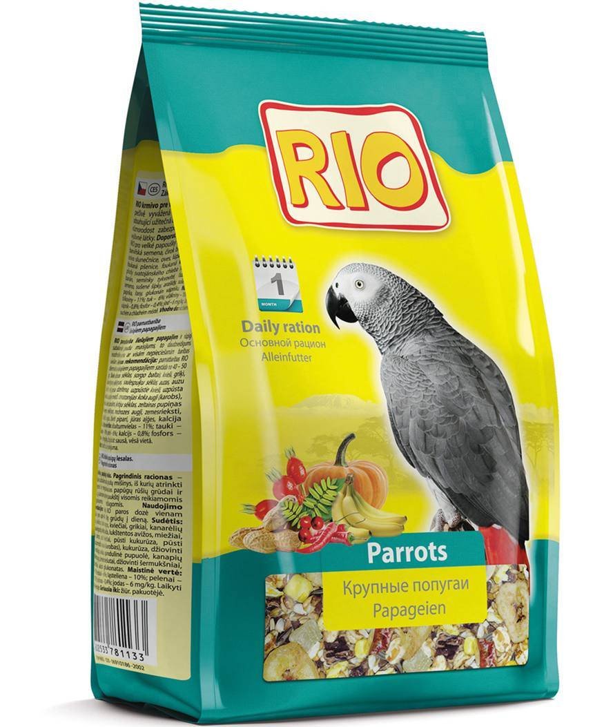 Alimento completo Rio per pappagalli busta da 500 g