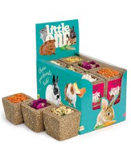 Cestino di erbe di campo con ripieno Snack per roditori e conigli 12 pezzi per 65g ciascuno