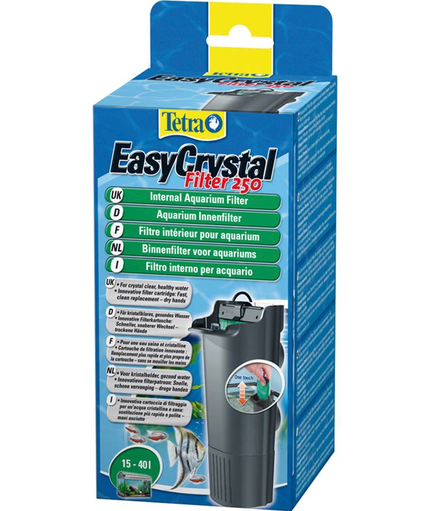 Filtro interno per acquario 15-40 litri Tetratec EasyCrystal Filter 250