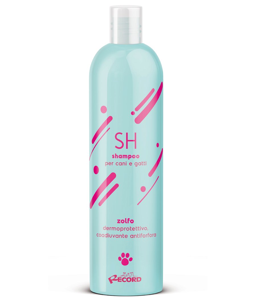 Shampoo allo zolfo dermoprotettivo coadiuvante antiforfora per cani e gatti 