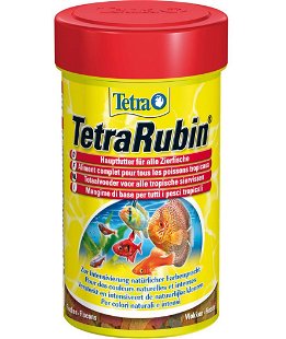 Tetra Rubin mangime naturale per colori naturali e intensi dei pesci tropicali