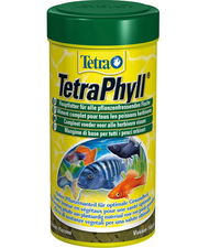 Tetra Phyll mangime di base ricco di sostanze vegetali per tutti i pesci erbivori