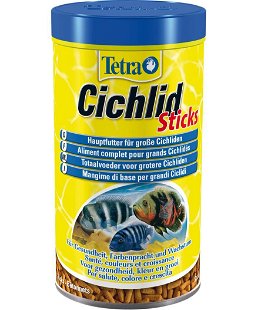 Tetra Cichlid sticks mangime di base per salute colore e crescita di grandi ciclidi