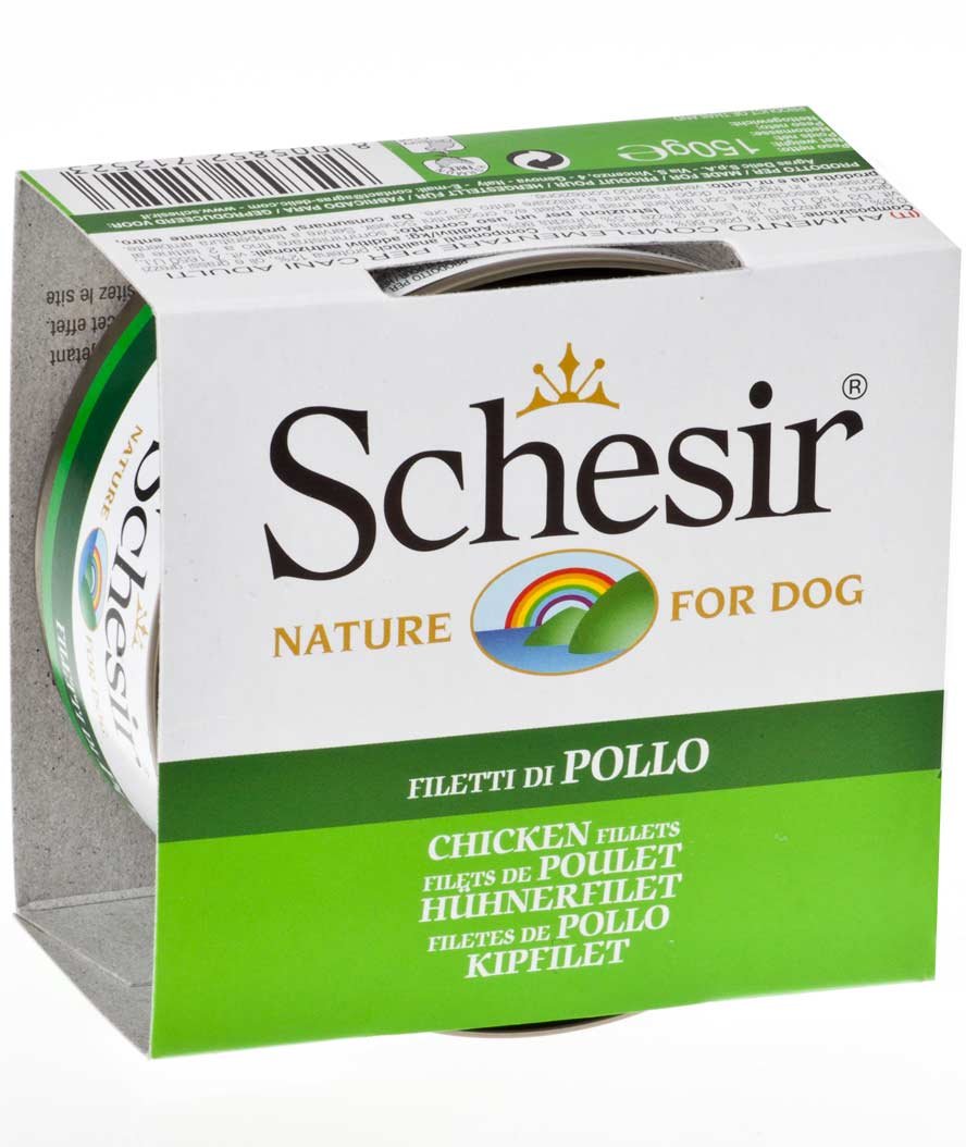 Schesir Filetti di Pollo in gelatina 6 x 150 g per cani