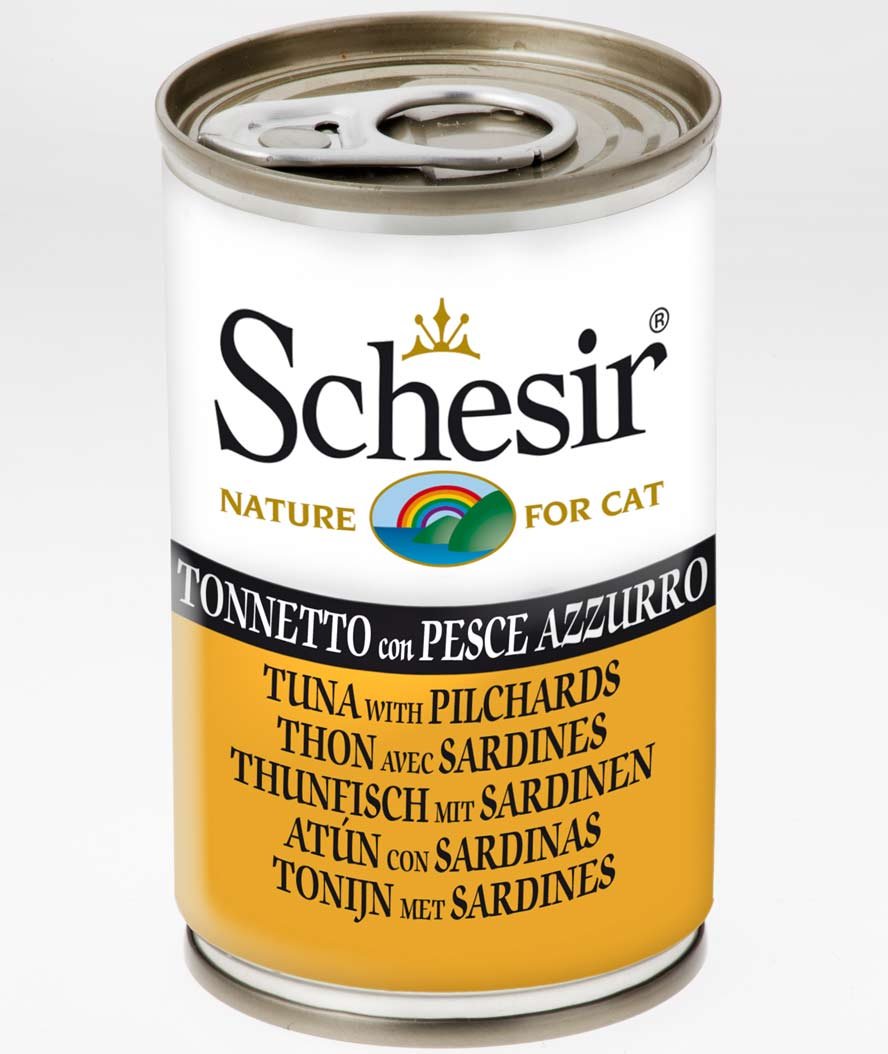 Schesir Tonnetto con pesce azzurro in gelatina 140 g per gatti