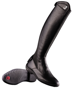 Stivale equitazione modello SEGUGIO con suola in gomma e design mille onde 