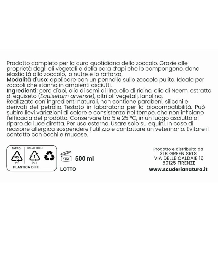 MISTER HOOF Grasso per gli zoccoli per la cura quotidiana dello zoccolo 500 ml - foto 2