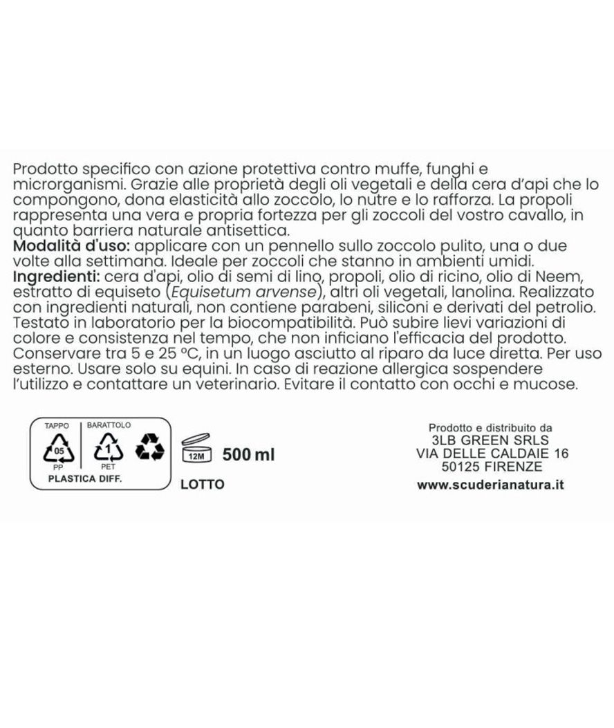 HOOF FORTRESS Grasso per gli zoccoli con propoli con azione protettiva 500 ml - foto 2