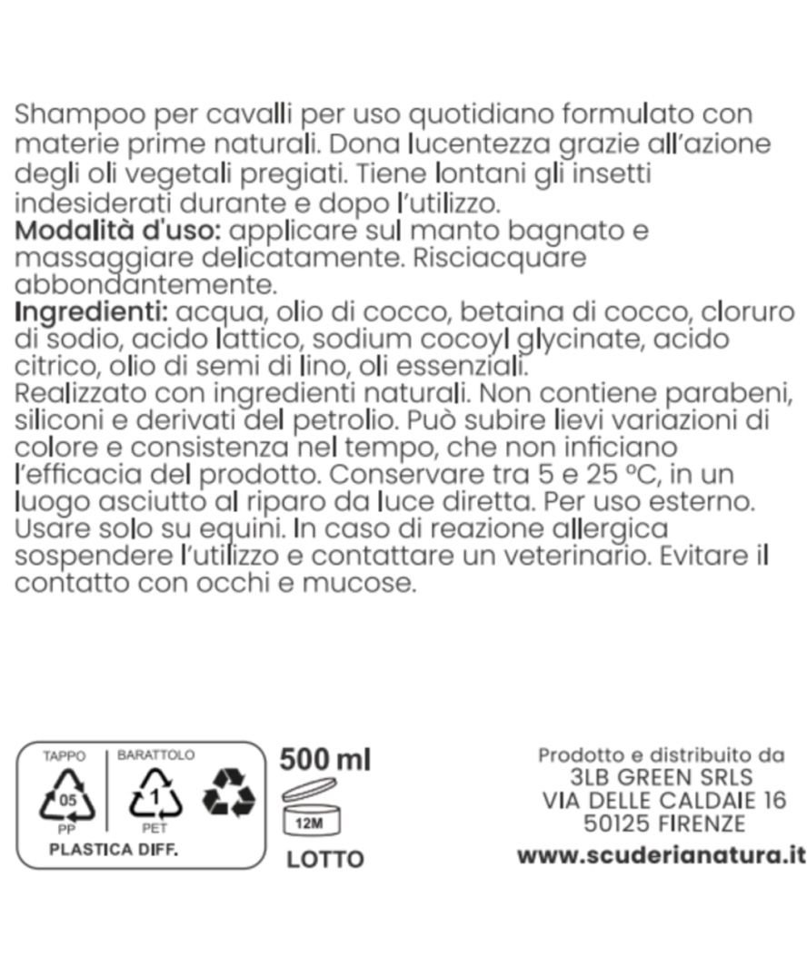 SILK SHOWER Shampoo per cavalli effetto seta formulazione repellente contro gli insetti 500 ml - foto 3