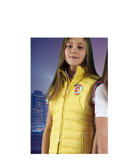 PROMOZIONE Gilet giacca per bambina in piuma d'oca